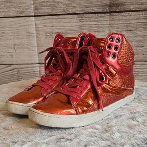 Pastry Red Dance Sneakers, Size 8.5, Great Condition